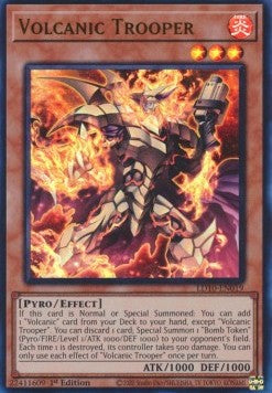 Volcanic Trooper LD10-EN019 Ultra Rare Englisch