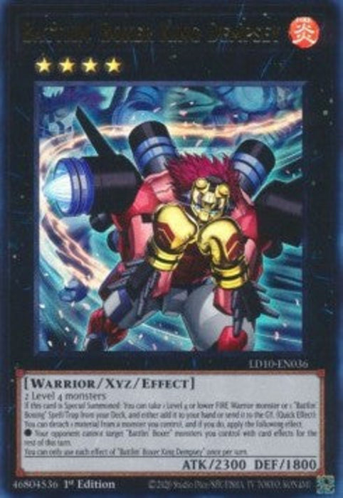 Battlin' Boxer King Dempsey LD10-EN036 Ultra Rare Englisch