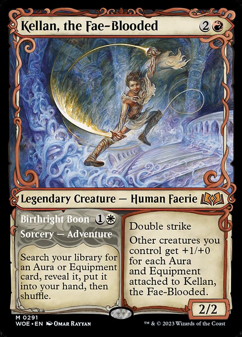 Kellan, the Fae-Blooded // Erb-Segen XWOE-291 Mythic Deutsch