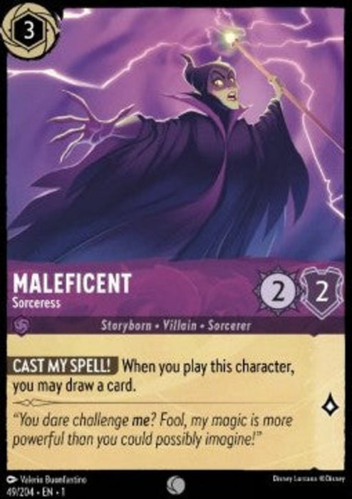 Maleficent - Sorceress 1TFC-049 Common Englisch