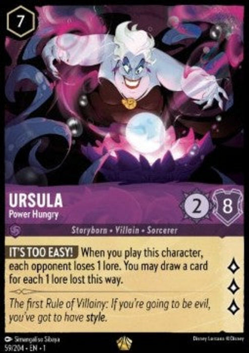 Ursula - Power Hungry 1TFC-059 Legendary Englisch
