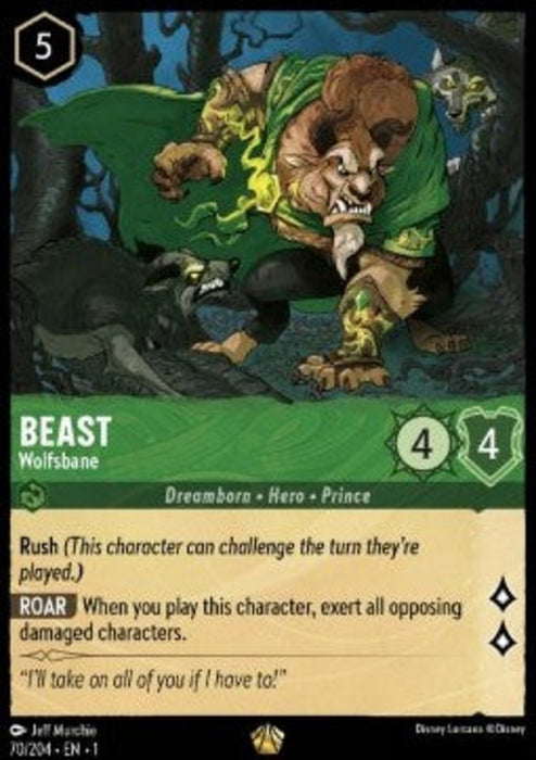 Beast - Wolfsbane 1TFC-070 Legendary Englisch