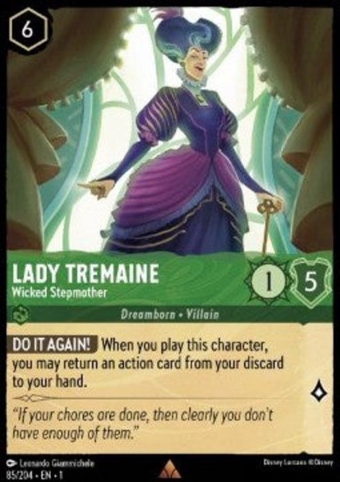 Lady Tremaine - Wicked Stepmother 1TFC-085 Rare Englisch
