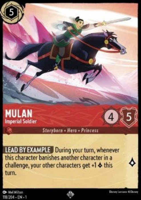 Mulan - Imperial Soldier (V.1) 1TFC-118 Super Rare Englisch