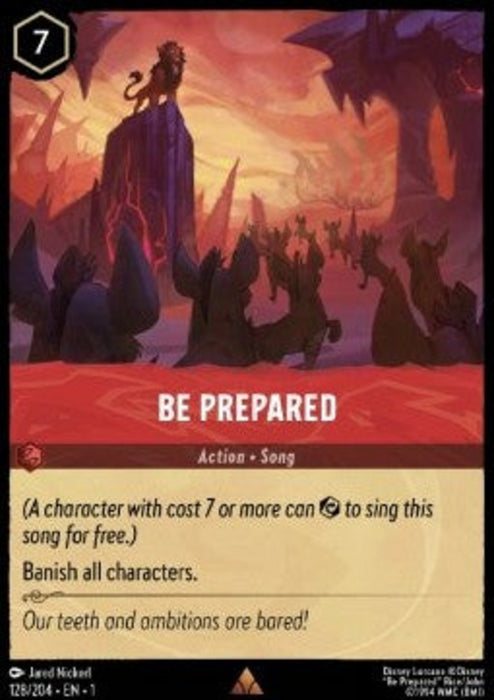 Be Prepared 1TFC-128 Rare Englisch
