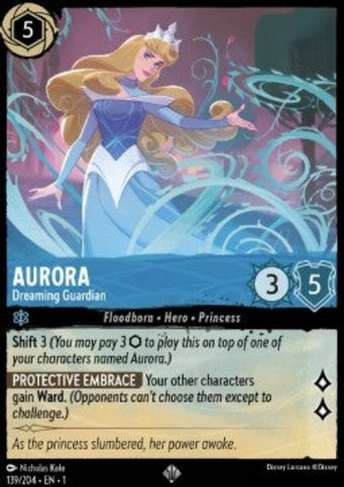 Aurora - Dreaming Guardian (V.1) 1TFC-139 Super Rare Englisch