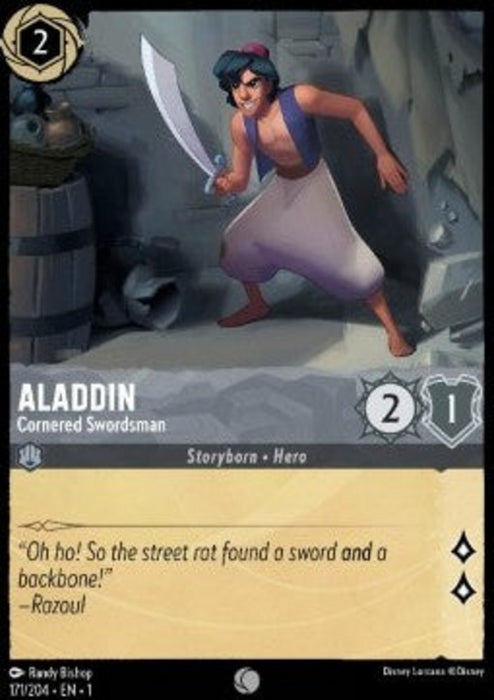 Aladdin - Cornered Swordsman 1TFC-171 Common Englisch
