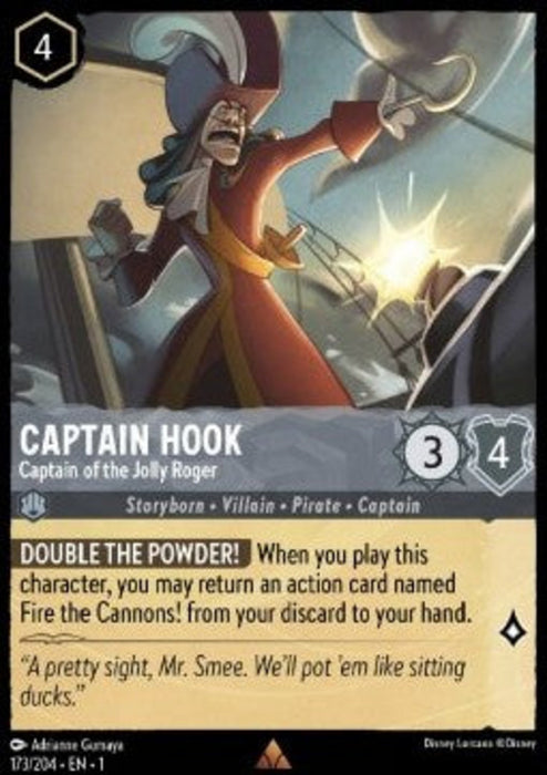 Captain Hook - Captain of the Jolly Roger 1TFC-173 Rare Englisch