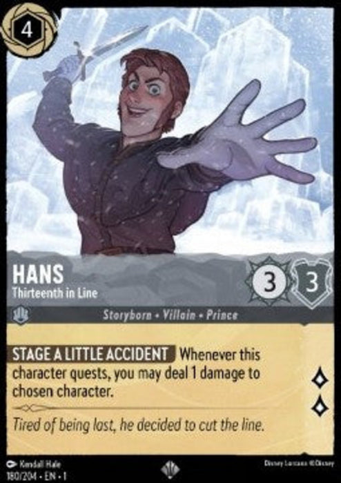 Hans - Thirteenth in Line 1TFC-180 Super Rare Englisch