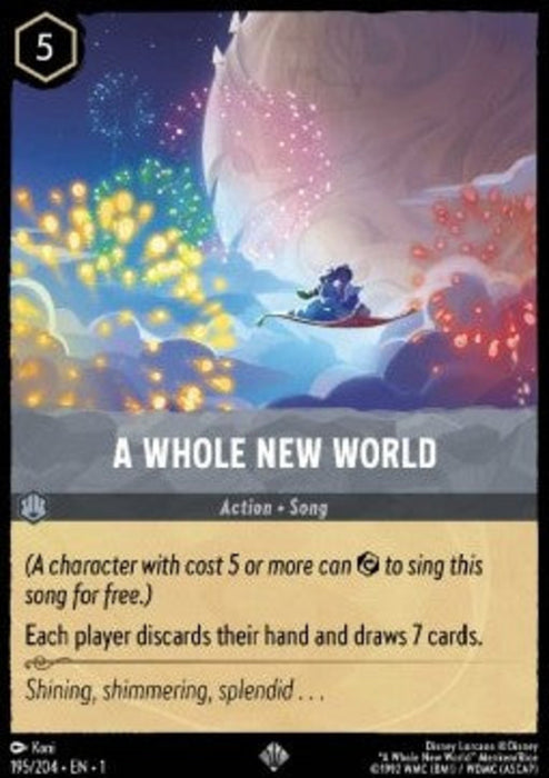 A Whole New World 1TFC-195 Super Rare Englisch