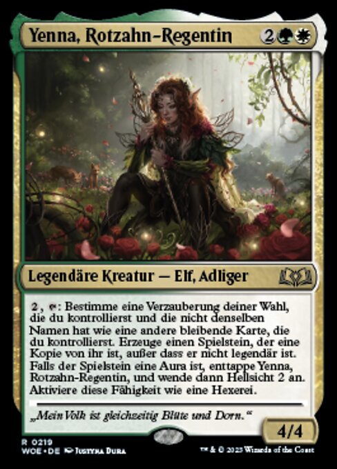 Yenna, Rotzahn-Regentin WOE-219 Rare Deutsch