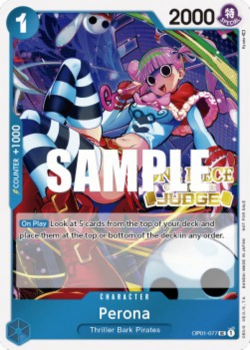 Perona (OP01-077) JDG Uncommon Englisch