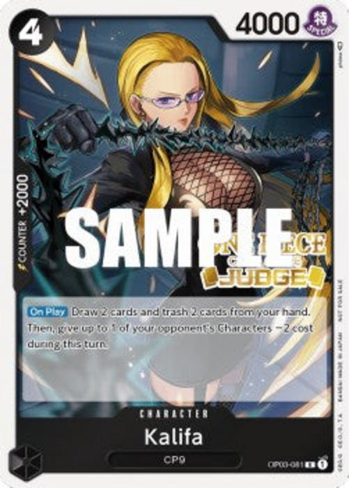 Kalifa (OP03-081) JDG Rare Englisch