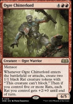 Ogre Chitterlord (V.1) XWOE-319 Rare Englisch