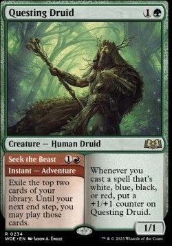 Questing Druid // Suche nach dem Tier WOE-234 Rare Deutsch