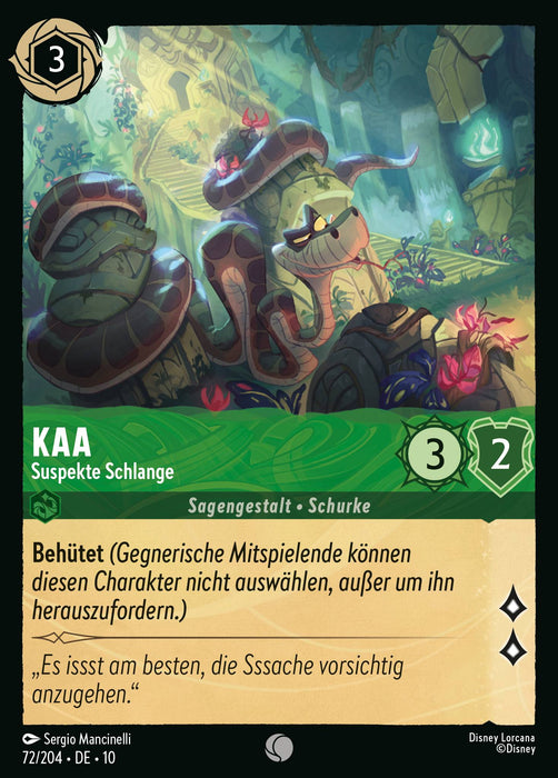 Kaa - Suspekte Schlange 10WHI-072 Common Deutsch