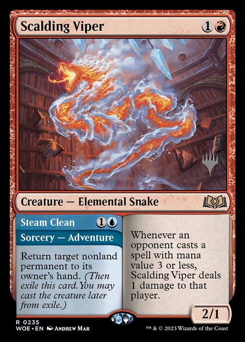 Scalding Viper // Steam Clean - Back Face