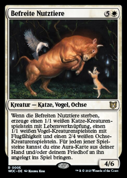 Befreite Nutztiere WOC-5 Rare Deutsch