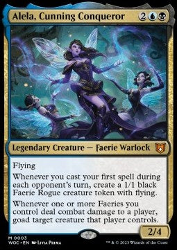 Alela, Cunning Conqueror WOC-3 Mythic Englisch