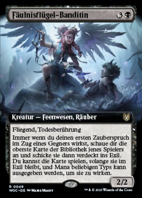 Fäulnisflügel-Banditin XWOC-49 Rare Deutsch