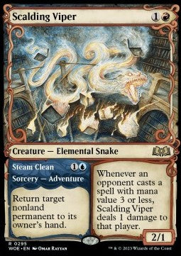 Scalding Viper // Dampfreinigung XWOE-295 Rare Deutsch