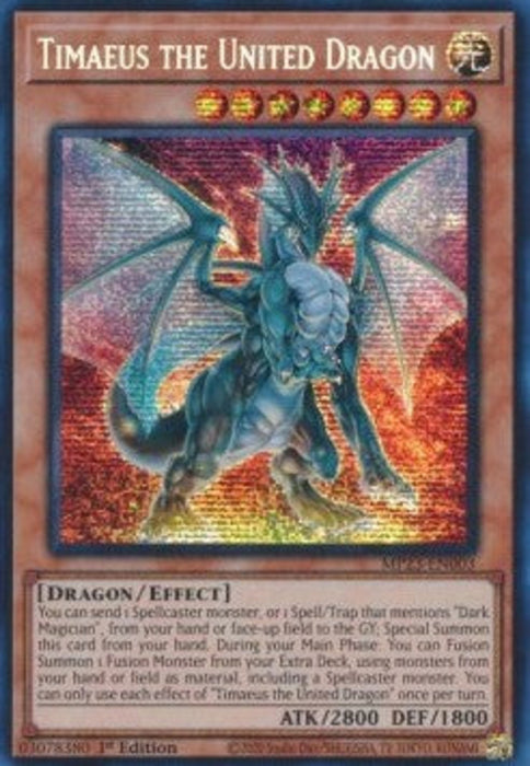 Timaeus the United Dragon MP23-EN003 Secret Rare Englisch