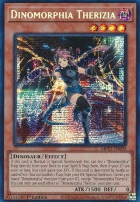 Dinomorphia Therizia MP23-EN009 Secret Rare Englisch
