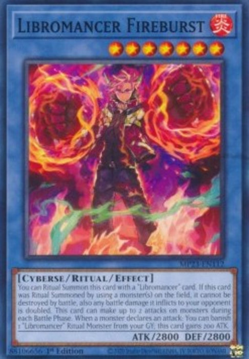 Libromancer Fireburst MP23-EN112 Rare Englisch