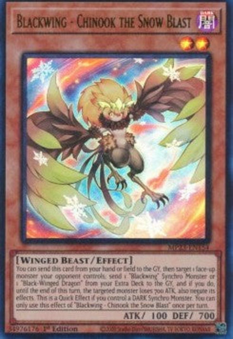 Blackwing - Chinook the Snow Blast MP23-EN154 Ultra Rare Englisch