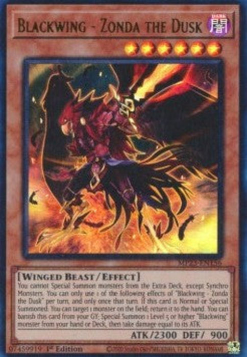 Blackwing - Zonda the Dusk MP23-EN156 Ultra Rare Englisch