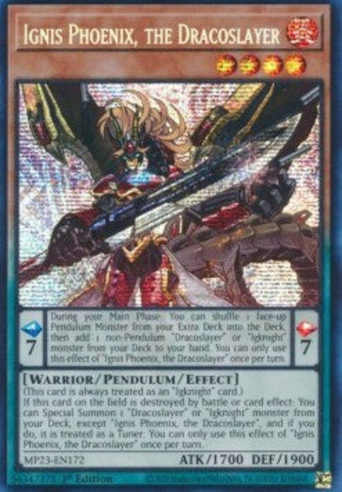 Ignis Phoenix, the Dracoslayer MP23-EN172 Secret Rare Englisch