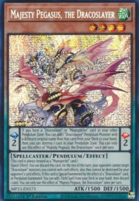 Majesty Pegasus, the Dracoslayer MP23-EN173 Secret Rare Englisch