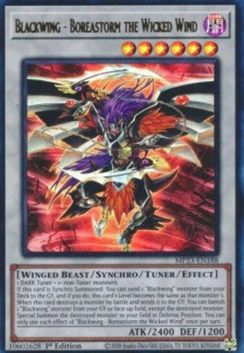 Blackwing - Boreastorm the Wicked Wind MP23-EN188 Ultra Rare Englisch