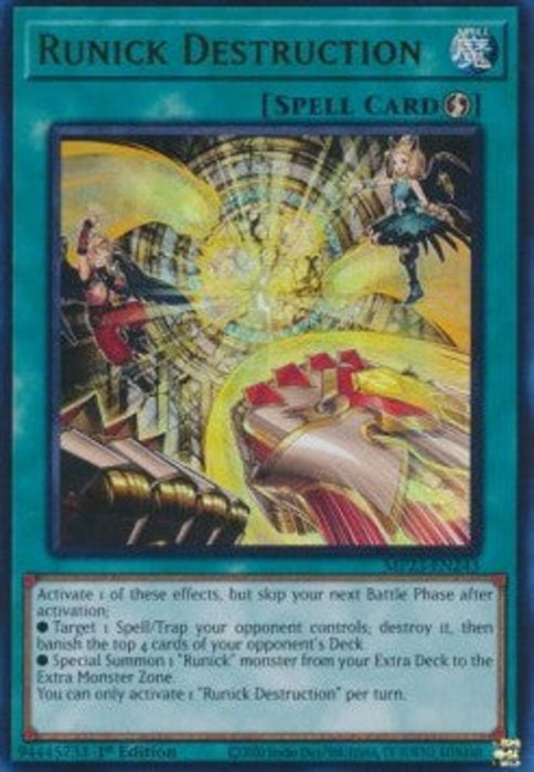 Runick Destruction MP23-EN243 Ultra Rare Englisch