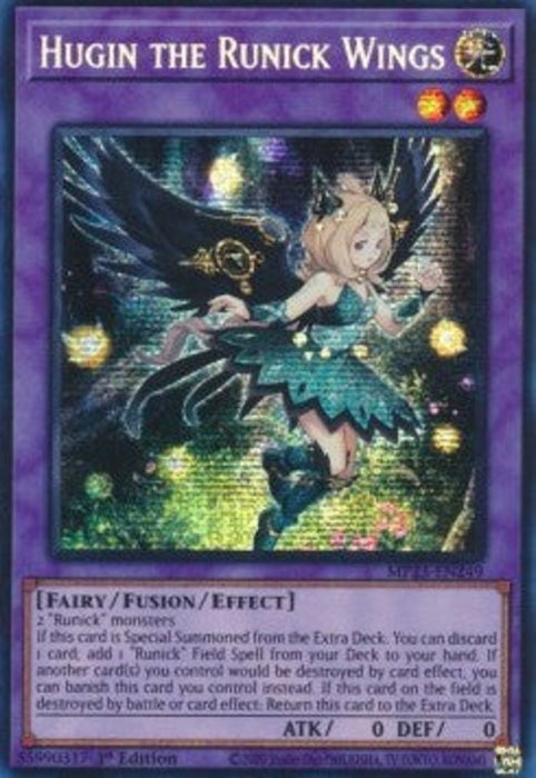Hugin the Runick Wings MP23-EN249 Secret Rare Englisch