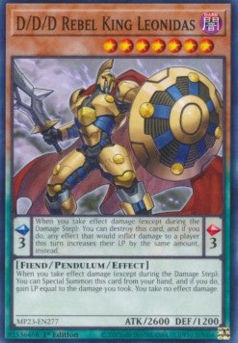 D/D/D Rebel King Leonidas MP23-EN277 Common Englisch