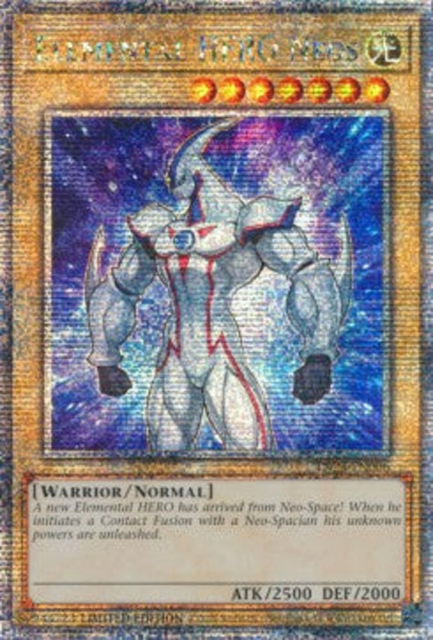 Elemental HERO Neos TN23-EN006 Quarter Century Secret Rare Englisch