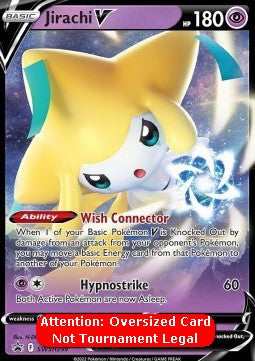 Jirachi V SWSH-299 Oversized Deutsch