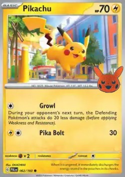 Pikachu BOO23-PAL 062 Promo Englisch
