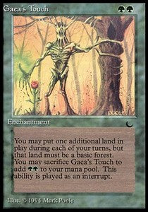 Gaea's Touch DRK- Common Englisch