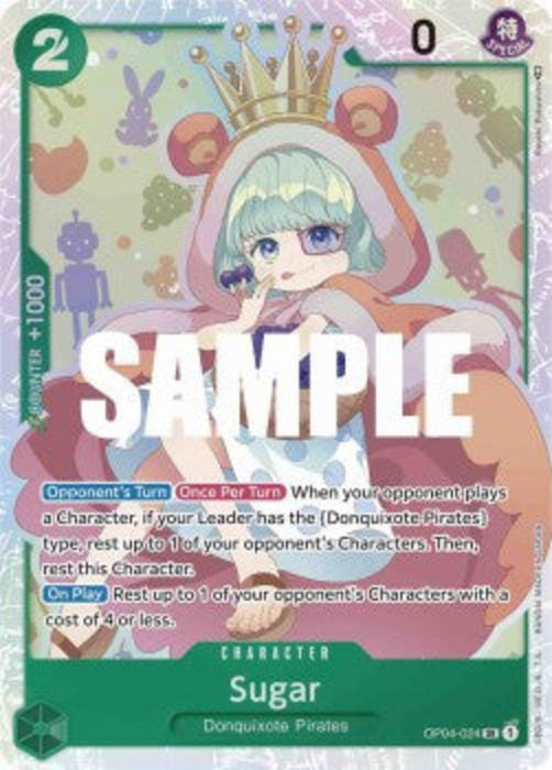 Sugar (OP04-024) (V.1) OP04 Super Rare Englisch