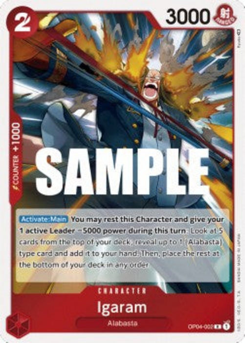 Igaram (OP04-002) OP04 Rare Englisch