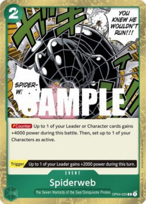 Spiderweb (OP04-035) OP04 Rare Englisch