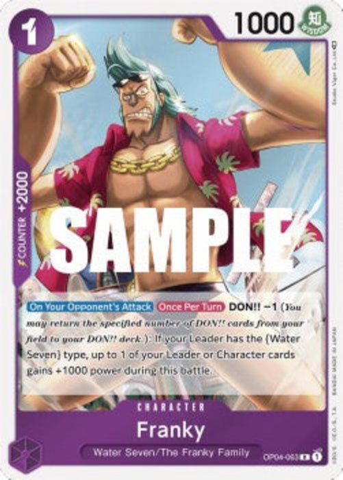 Franky (OP04-063) OP04 Rare Englisch