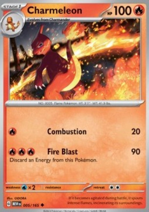 Charmeleon MEW-005 Uncommon Englisch