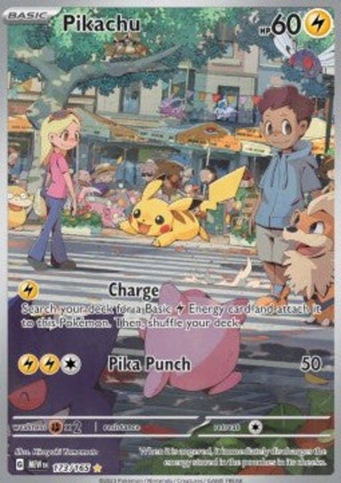 Pikachu MEW-173 Illustration Rare Englisch