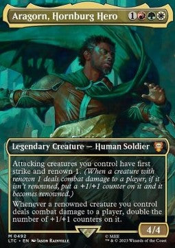 Aragorn, Hornburg Hero (V.1) LTRH-492 Mythic Englisch