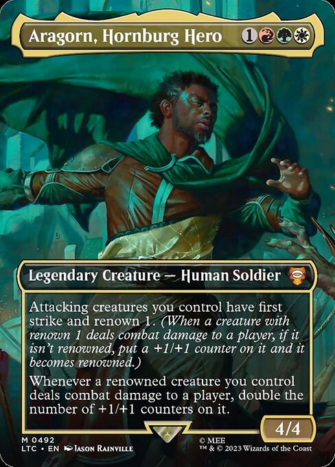 Aragorn, Hornburg Hero (V.1) LTRH-492 Mythic Englisch