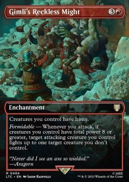Gimli's Reckless Might (V.1) LTRH-494 Rare Englisch