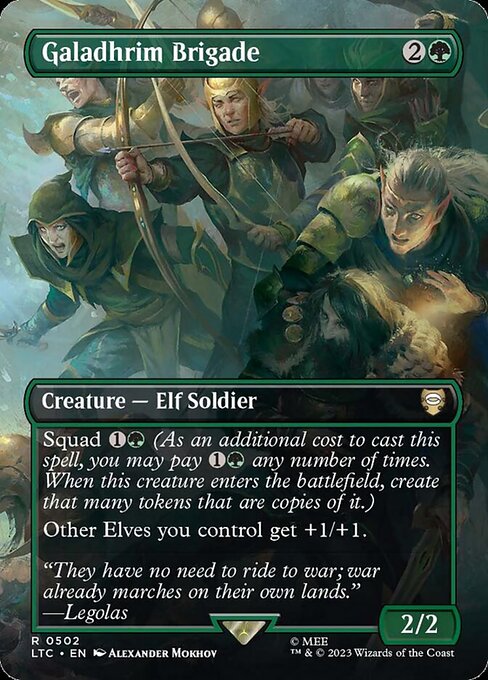 Galadhrim Brigade (V.1) LTRH-502 Rare Englisch